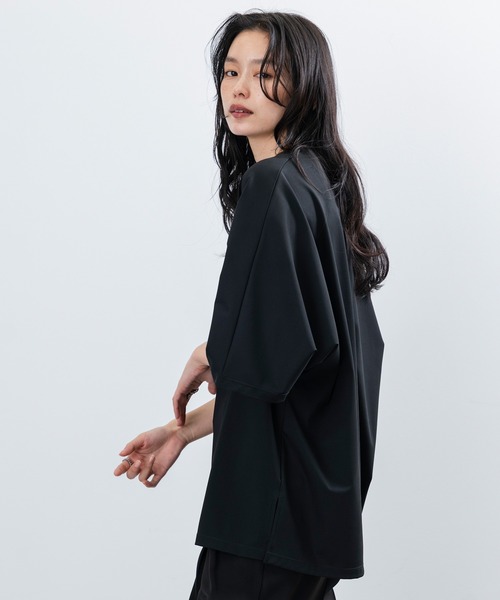 JUNRED（ジュンレッド）の「ドルマンビックTシャツ（Tシャツ/カットソー・メンズ・ブラック/ブルー系その他4/ホワイト/ピンク・L/M/S）」の6枚目の写真