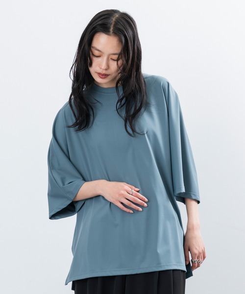 JUNRED（ジュンレッド）の「ドルマンビックTシャツ（Tシャツ/カットソー・メンズ・ブラック/ブルー系その他4/ホワイト/ピンク・L/M/S）」の10枚目の写真