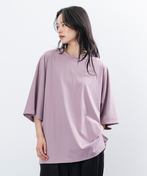 JUNRED（ジュンレッド）の「ドルマンビックTシャツ（Tシャツ/カットソー・メンズ・ブラック/ブルー系その他4/ホワイト/ピンク・L/M/S）」の12枚目の写真