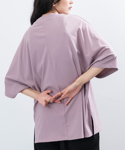 JUNRED（ジュンレッド）の「ドルマンビックTシャツ（Tシャツ/カットソー・メンズ・ブラック/ブルー系その他4/ホワイト/ピンク・L/M/S）」の13枚目の写真