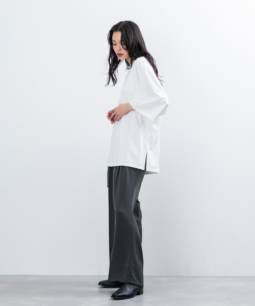 JUNRED（ジュンレッド）の「ドルマンビックTシャツ（Tシャツ/カットソー・メンズ・ブラック/ブルー系その他4/ホワイト/ピンク・L/M/S）」の16枚目の写真