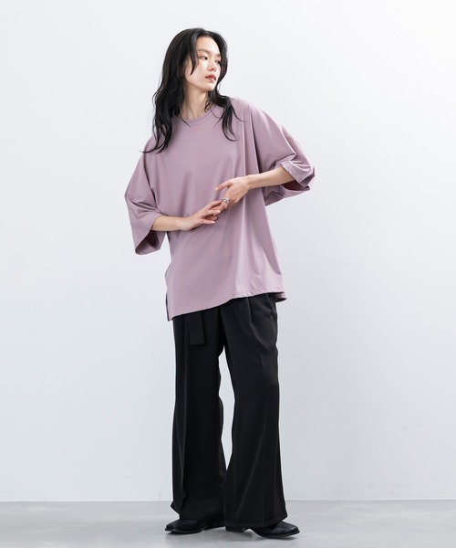 JUNRED（ジュンレッド）の「ドルマンビックTシャツ（Tシャツ/カットソー・メンズ・ブラック/ブルー系その他4/ホワイト/ピンク・L/M/S）」の20枚目の写真