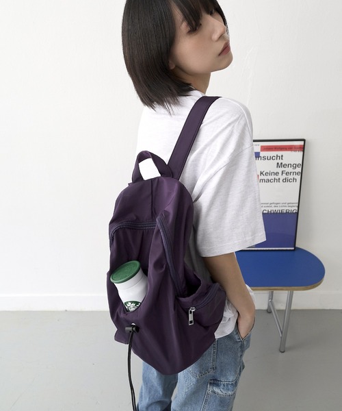 多彩な収納ポケット付き】【ドリンクホルダー付き】デイリー