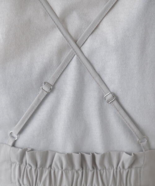 FREE'S MART（フリーズマート）の「タフランタックペプラムキャミソール（ベスト・レディース・グレー/ベージュ・FREE）」の13枚目の写真