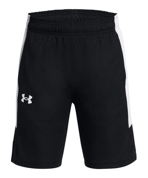 UNDER ARMOUR(アンダーアーマー)の「UAベースライン ショーツ(バスケットボール/KIDS)(その他パンツ・キッズ・ブラック・130cm/160cm/140cm/150cm)」の1枚目の写真