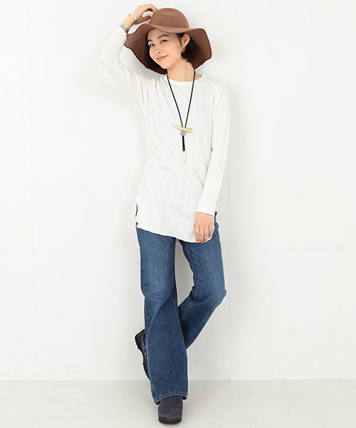 BEAMS BOY（ビームスボーイ）の「YUKETEN / Leather Tie（ネックレス・レディース・ブラック・ONE SIZE）」の2枚目の写真