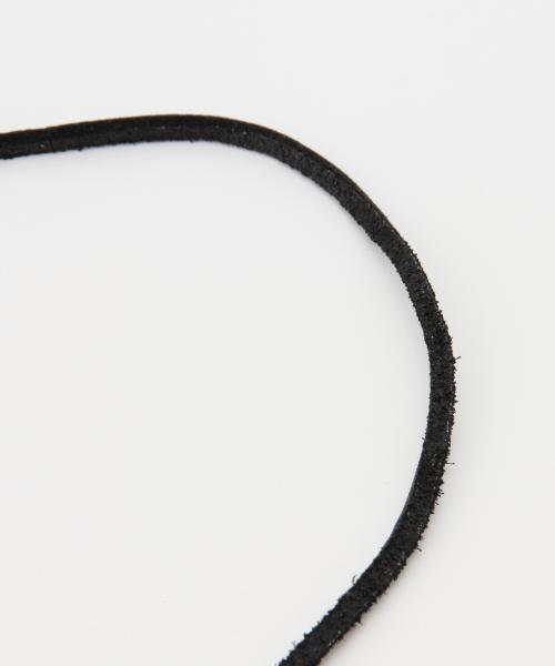 BEAMS BOY（ビームスボーイ）の「YUKETEN / Leather Tie（ネックレス・レディース・ブラック・ONE SIZE）」の7枚目の写真