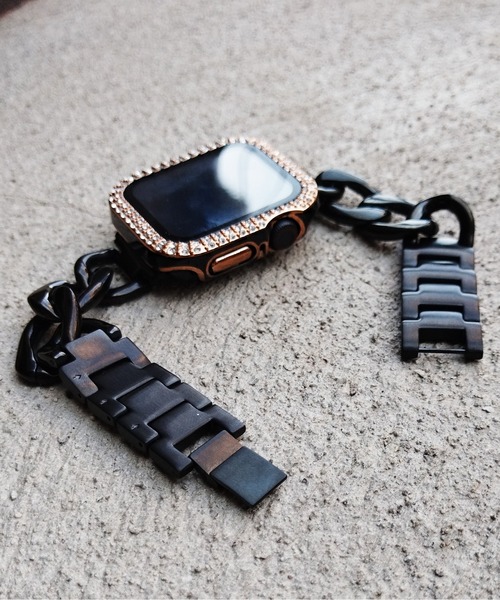 zandy ズィーアンドワイ Apple Watch ケース＆ベルトセット【ストーン
