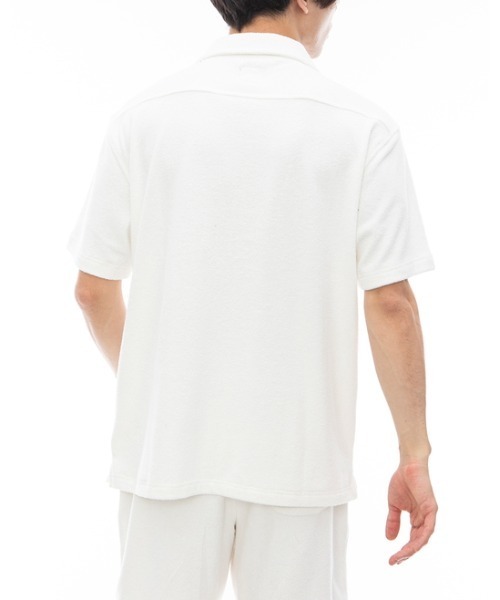 RVCA(ルーカ)の「RVCA メンズ 【ALL TIME COLLECTION】 ALLTIME TERRY HS SHIRT ショートスリーブシャツ 【2024年夏モデル】/ルーカテリークロスオープンカラーシャツ(シャツ/ブラウス・メンズ・オフホワイト/ブラック/ネイビー・SMALL/MEDIUM/LARGE)」の6枚目の写真