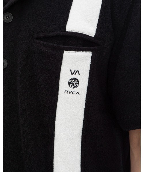 RVCA(ルーカ)の「RVCA メンズ 【ALL TIME COLLECTION】 ALLTIME TERRY HS SHIRT ショートスリーブシャツ 【2024年夏モデル】/ルーカテリークロスオープンカラーシャツ(シャツ/ブラウス・メンズ・オフホワイト/ブラック/ネイビー・SMALL/MEDIUM/LARGE)」の15枚目の写真