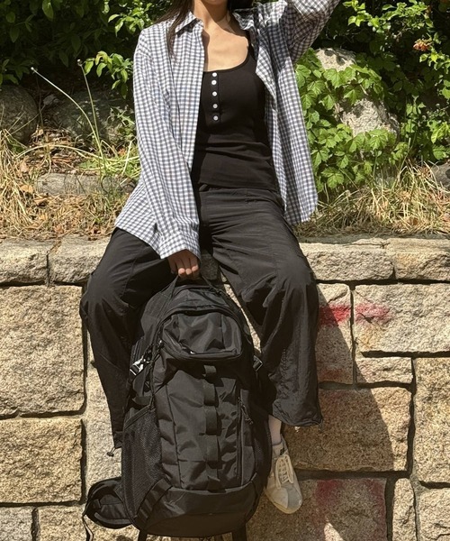 3.3 Field Trip （3.3フィールドトリップ）の「3.3 Field Trip／ボタンTOP（カップ付）（キャミソール・レディース・アイボリー/グレー/ブラック・FREE）」の18枚目の写真