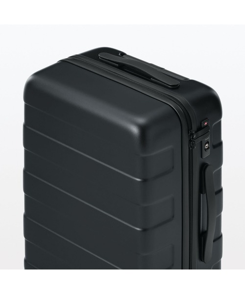 無印良品(ムジルシリョウヒン)の「バーを自由に調節できる ハードキャリーケース(36L)(スーツケース/キャリーバッグ・レディース・ブラック/グレー・FREE)」の6枚目の写真