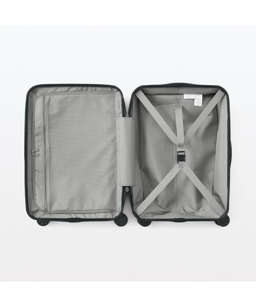 無印良品(ムジルシリョウヒン)の「バーを自由に調節できる ハードキャリーケース(36L)(スーツケース/キャリーバッグ・レディース・ブラック/グレー・FREE)」の7枚目の写真
