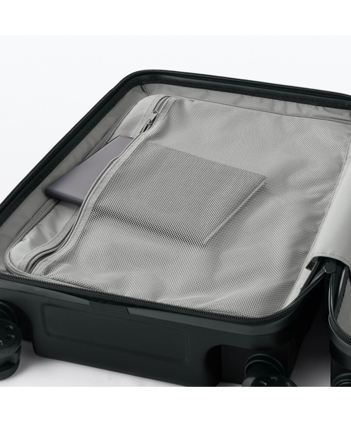 無印良品(ムジルシリョウヒン)の「バーを自由に調節できる ハードキャリーケース(36L)(スーツケース/キャリーバッグ・レディース・ブラック/グレー・FREE)」の8枚目の写真