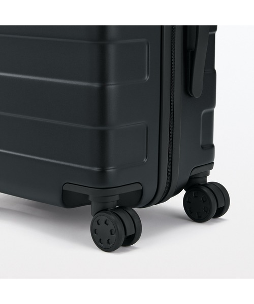 無印良品(ムジルシリョウヒン)の「バーを自由に調節できる ハードキャリーケース(36L)(スーツケース/キャリーバッグ・レディース・ブラック/グレー・FREE)」の9枚目の写真