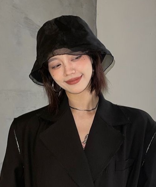 Achic（アシック）の「レースレイヤードバケットハット（ハット）」 - WEAR