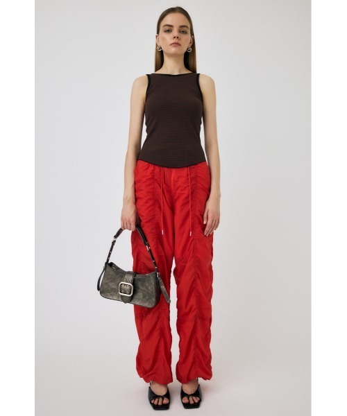 MOUSSY（マウジー）の「CUP IN BORDER タンクトップ（タンクトップ・レディース・ネイビー/グレー/ブラウン/イエロー・FREE）」の8枚目の写真