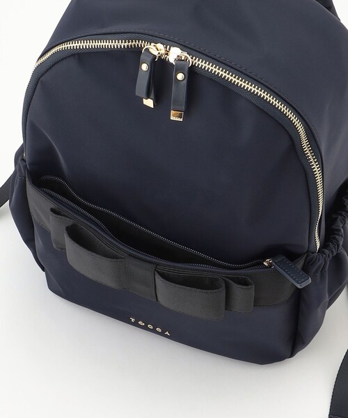 TOCCA(トッカ)の「RIBBON BRICK BACKPACK バックパック(バックパック/リュック・レディース・ブラック系/ネイビー系/ベージュ系/ライトグレー系・F)」の16枚目の写真