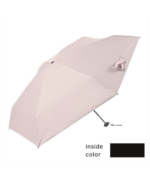 nifty colors(ニフティーカラーズ)の「【niftycolors/ニフティカラーズ】SORANI. 完全遮光 晴雨兼用 ミニ折りたたみ日傘 50㎝ WEB限定(折りたたみ傘・レディース・ピンク/アイボリー/ベージュ/ライトグレー・MEDIUM)」の5枚目の写真