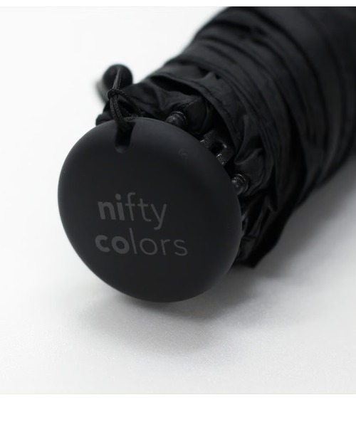 nifty colors(ニフティーカラーズ)の「【niftycolors/ニフティカラーズ】SORANI. 完全遮光 晴雨兼用 ミニ折りたたみ日傘 50㎝ WEB限定(折りたたみ傘・レディース・ピンク/アイボリー/ベージュ/ライトグレー・MEDIUM)」の12枚目の写真