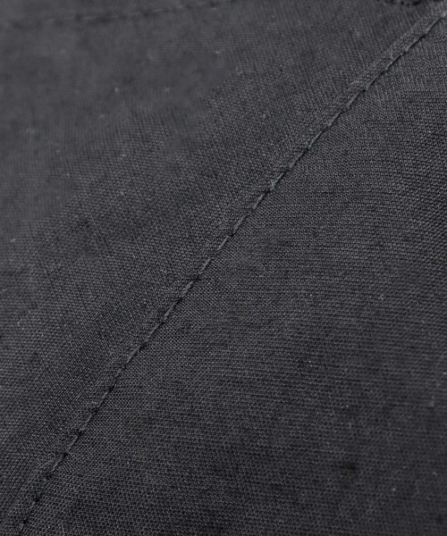 Basiquenti(ベーシックエンティ)の「コットンナイロン 英字刺繍 フラットバイザー キャンプキャップ(キャップ・メンズ・ブラック/グレー/オレンジ・FREE)」の12枚目の写真