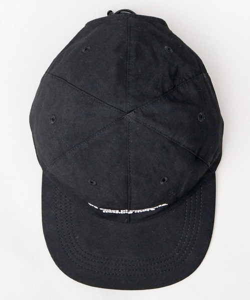 セール】コットンナイロン 英字刺繍 フラットバイザー キャンプ