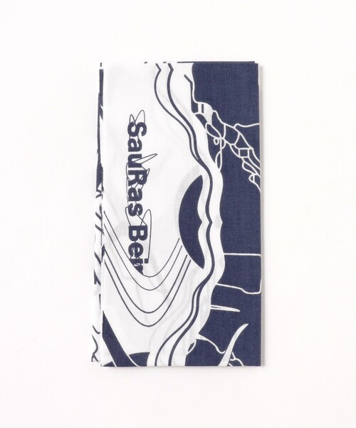 BEAMS T（ビームスティー）の「SauRas Being / Tidal Force Tenugui（その他小物・メンズ・パープル・ONE SIZE）」の3枚目の写真
