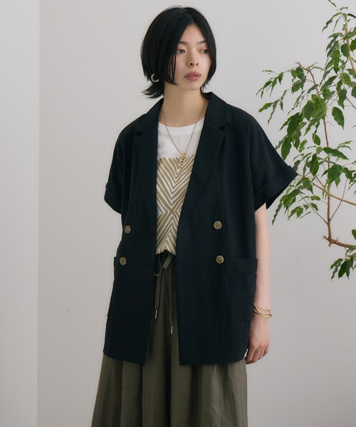 ROSIEE（ロージー）の「ROSIEE リネンナイロンショートスリーブ