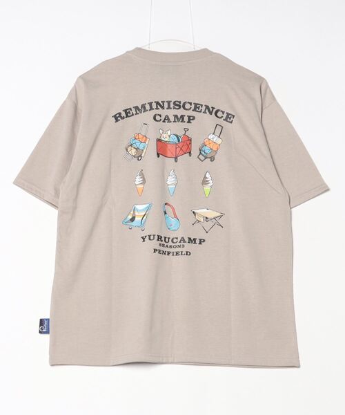 PEN FIELD(ペンフィールド)の「Penfield×ゆるキャン△ SEASON3 コラボT-Shirt(Tシャツ/カットソー・メンズ・ブラック/ホワイト/ベージュ/ブルーグレー・M/L/XL)」の16枚目の写真