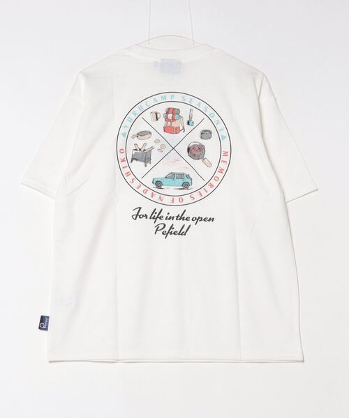 PEN FIELD(ペンフィールド)の「Penfield×ゆるキャン△ SEASON3 コラボT-Shirt(Tシャツ/カットソー・メンズ・ブラック/ホワイト/ベージュ/ブルーグレー・M/L/XL)」の14枚目の写真