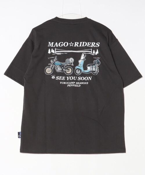 PEN FIELD(ペンフィールド)の「Penfield×ゆるキャン△ SEASON3 コラボT-Shirt(Tシャツ/カットソー・メンズ・ブラック/ホワイト/ベージュ/ブルーグレー・M/L/XL)」の13枚目の写真
