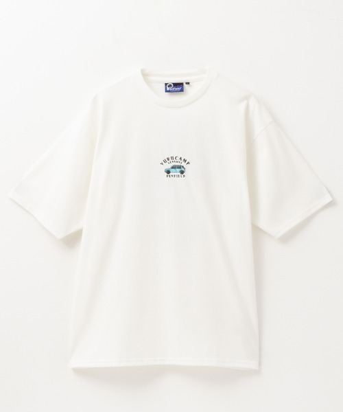 PEN FIELD(ペンフィールド)の「Penfield×ゆるキャン△ SEASON3 コラボT-Shirt(Tシャツ/カットソー・メンズ・ブラック/ホワイト/ベージュ/ブルーグレー・M/L/XL)」の11枚目の写真