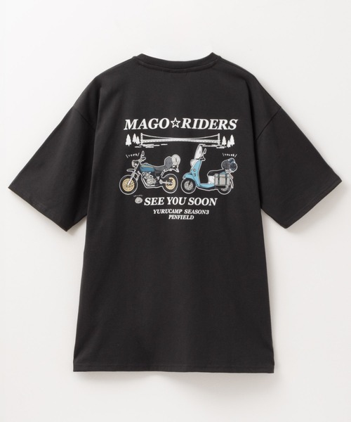 PEN FIELD(ペンフィールド)の「Penfield×ゆるキャン△ SEASON3 コラボT-Shirt(Tシャツ/カットソー・メンズ・ブラック/ホワイト/ベージュ/ブルーグレー・M/L/XL)」の10枚目の写真