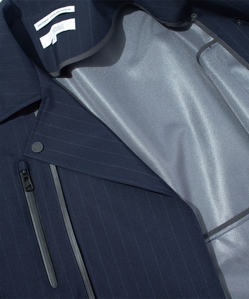 F/CE. （エフシーイー）の「F/CE. WATERPROOF CORDURA WOOL RIDERS COAT / エフシーイー ウォータープルーフ コーデュラ ウール ライダーズ コート（ブルゾン・メンズ・ネイビー・SMALL/MEDIUM）」の10枚目の写真