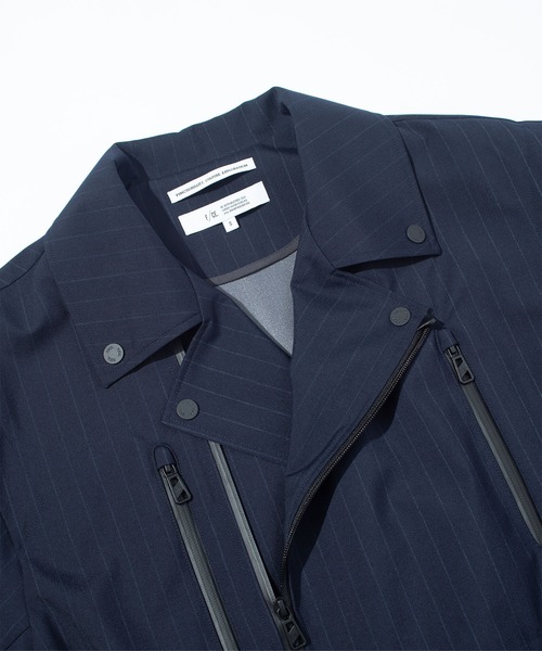 F/CE. （エフシーイー）の「F/CE. WATERPROOF CORDURA WOOL RIDERS COAT / エフシーイー ウォータープルーフ コーデュラ ウール ライダーズ コート（ブルゾン・メンズ・ネイビー・SMALL/MEDIUM）」の3枚目の写真