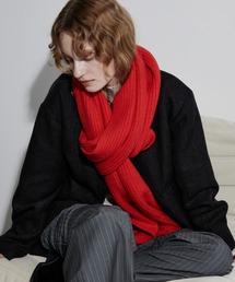 Aunt Marie's（アントマリーズ）の「ウールブレンドスーパーロングリブマフラー/ストール（マフラー）」