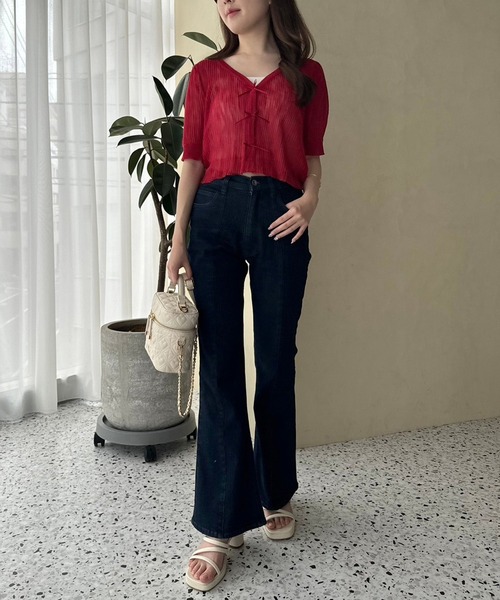 one after another NICE CLAUP（ワンアフターアナザーナイスクラップ）の「ハートキルティングバニティーバッグ（ショルダーバッグ・レディース・ブラック/ベージュ/ホワイト系その他/アイボリー/レッド系・FREE）」の20枚目の写真