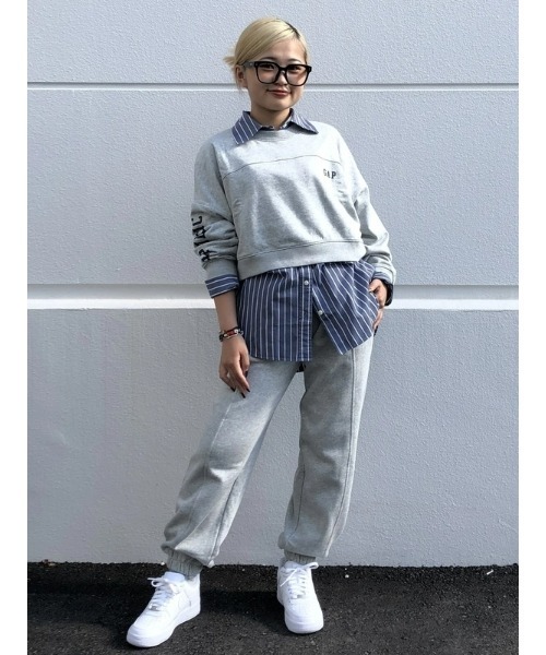 セール】オーガニックコットン ストライプビッグシャツ（シャツ