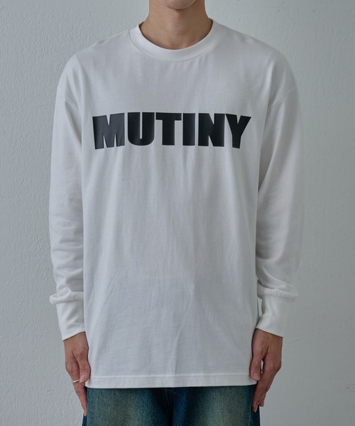 COLONY 2139（コロニートゥーワンスリーナイン）の「フロントロゴプリント長袖Tシャツ（Tシャツ/カットソー・メンズ・ブラック/ホワイト・MEDIUM/LARGE）」の18枚目の写真