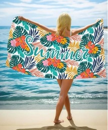 COMON＋（コモンプラス）の「吸収力がよく砂が付きにくいマイクロファーバービーチタオル（タオル）」