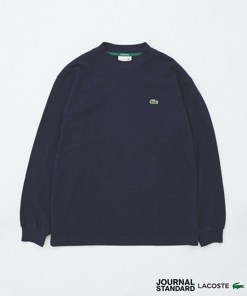 LACOSTE(ラコステ)の「LACOSTE × JOURNAL STANDARD / 別注 鹿の子 MOCK L/S(Tシャツ/カットソー・メンズ・ブラック系その他/ライトグレー/ネイビー/ダークグリーン・3/5/4)」の4枚目の写真
