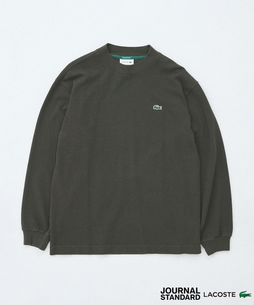 LACOSTE(ラコステ)の「LACOSTE × JOURNAL STANDARD / 別注 鹿の子 MOCK L/S(Tシャツ/カットソー・メンズ・ブラック系その他/ライトグレー/ネイビー/ダークグリーン・3/5/4)」の3枚目の写真
