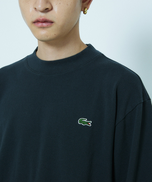 LACOSTE(ラコステ)の「LACOSTE × JOURNAL STANDARD / 別注 鹿の子 MOCK L/S(Tシャツ/カットソー・メンズ・ブラック系その他/ライトグレー/ネイビー/ダークグリーン・3/5/4)」の6枚目の写真