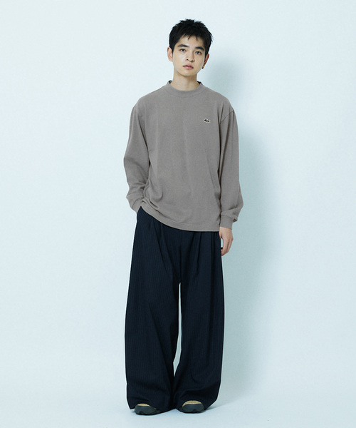 LACOSTE(ラコステ)の「LACOSTE × JOURNAL STANDARD / 別注 鹿の子 MOCK L/S(Tシャツ/カットソー・メンズ・ブラック系その他/ライトグレー/ネイビー/ダークグリーン・3/5/4)」の9枚目の写真