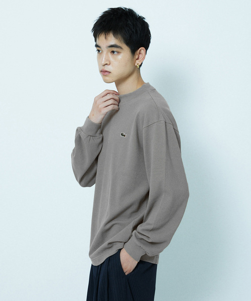 LACOSTE(ラコステ)の「LACOSTE × JOURNAL STANDARD / 別注 鹿の子 MOCK L/S(Tシャツ/カットソー・メンズ・ブラック系その他/ライトグレー/ネイビー/ダークグリーン・3/5/4)」の13枚目の写真