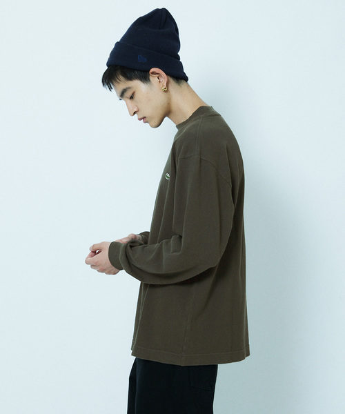 LACOSTE(ラコステ)の「LACOSTE × JOURNAL STANDARD / 別注 鹿の子 MOCK L/S(Tシャツ/カットソー・メンズ・ブラック系その他/ライトグレー/ネイビー/ダークグリーン・3/5/4)」の19枚目の写真