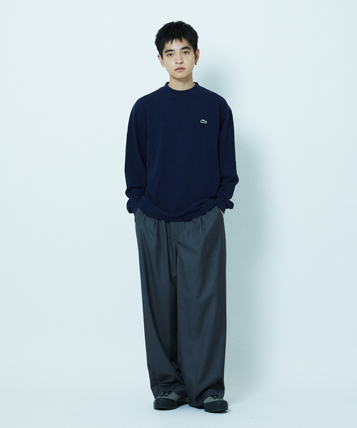 LACOSTE(ラコステ)の「LACOSTE × JOURNAL STANDARD / 別注 鹿の子 MOCK L/S(Tシャツ/カットソー・メンズ・ブラック系その他/ライトグレー/ネイビー/ダークグリーン・3/5/4)」の21枚目の写真