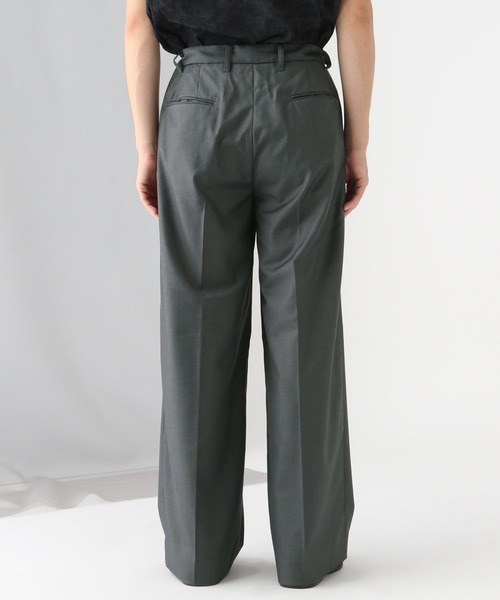 HARE（ハレ）の「【SET UP対応】3タックワイドトラウザー(HARE)（スラックス・メンズ・ブラック/グレー/ブルー・SMALL/MEDIUM）」の20枚目の写真
