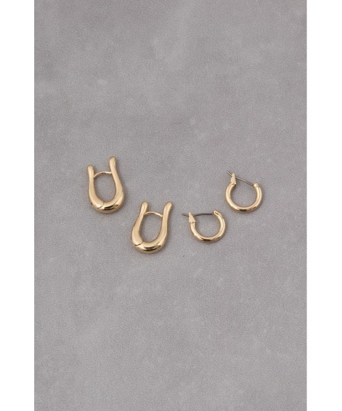 AZUL by moussy(アズールバイマウジー)の「マルチデザインプチメタルピアスセット(ピアス(両耳用)・レディース・ゴールド系その他/シルバー・FREE)」の14枚目の写真