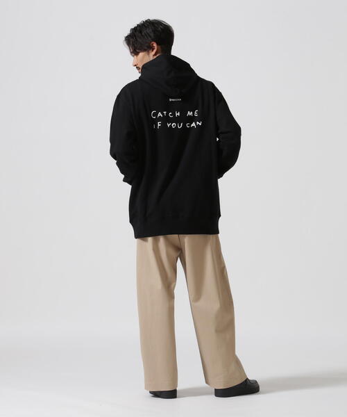 guernika Hand Painted Hoodie ANONYMOUSE フーディー ブラック Guernika/ゲルニカ/Hand Painted Hoodie - ANONYMOUSE（パーカー